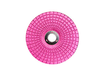 Bendable elastic grinding disc